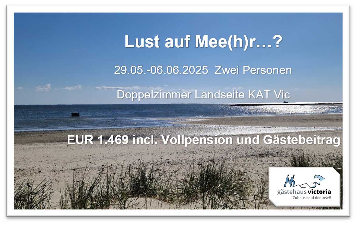 Last Minute Angebot auf Borkum